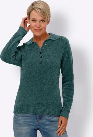 Sieh an! Strickpullover Polopullover