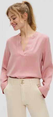 s.Oliver Langarmbluse Bluse aus Lyocell