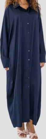 Aymasal Maxikleid Oversized Hemdkleid LATIFA Hemdblusenkleid