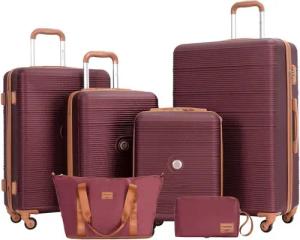 Travelhouse Trolleyset Bari, 4 Rollen, (Spar-Set,
