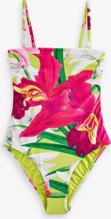 Next Badeanzug Kew Collection Bauchformender Bandeau-Badeanzug