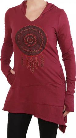 PUREWONDER Tunikashirt Longshirt mit Traumfänger Tunika