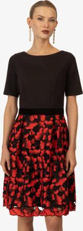 Kraimod Cocktailkleid mit floraler Spitze und