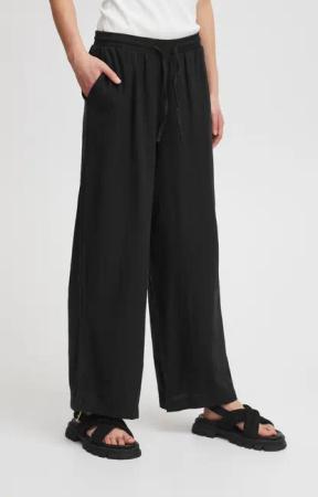 Ichi Stoffhose IHLINO Stoffhose aus Leinenmix