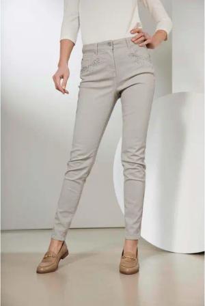 GOLDNER Bequeme Jeans Jeans mit verzierten