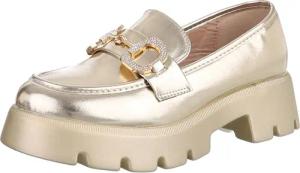 Ital-Design Modischer Loafer mit Schnalle für