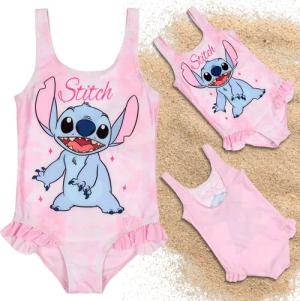 Sarcia.eu Badeanzug DISNEY Stitch rosa Badeanzug