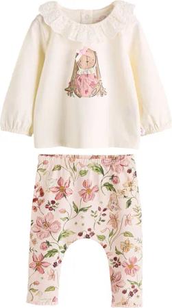 Next Langarmshirt & Leggings Baby Langarmoberteil