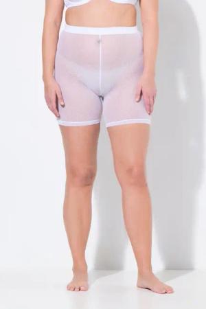 Ulla Popken Shapingpants Strumpf-Radler Mesh Punkte
