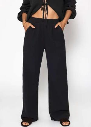 SASSYCLASSY Stoffhose Musselin Hose Damen aus