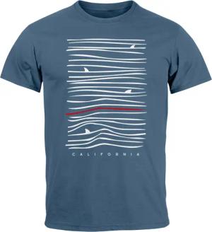 Neverless Print-Shirt Herren T-Shirt Frontprint Minimalismus