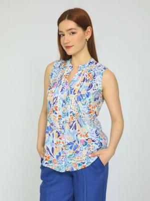 VICCI Germany Blusentop (1-tlg) aus Leinen