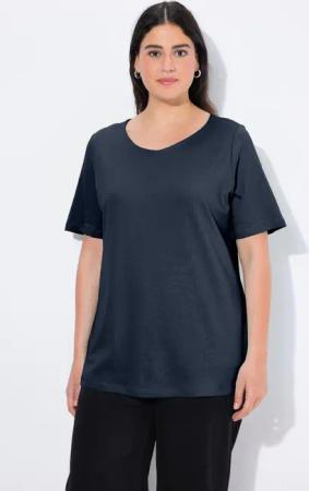 Ulla Popken T-Shirt Shirt doppellagige Vorderseite