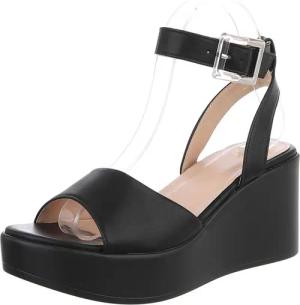Ital-Design Elegante Keilsandalen für Damen mit