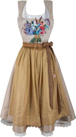 RUA & RUA Dirndl Midi-Dirndl aus