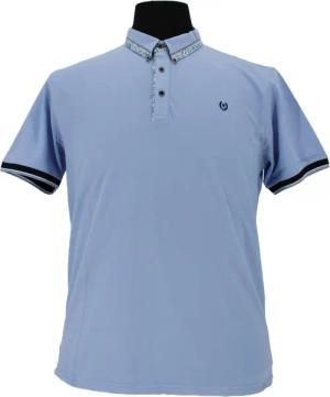 Mode Monte Carlo Poloshirt Polo-Shirt Knopf