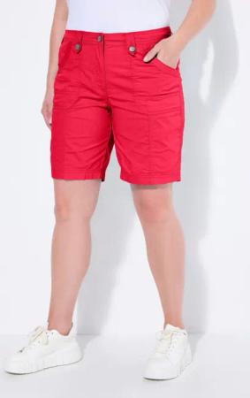 Ulla Popken Funktionshose Cargo-Bermuda Komfortbund 4-Pocket-Schnitt