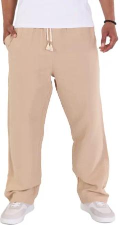 Denim Distriqt Stoffhose Musselin Herren Sommerhose