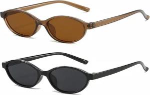 OKWISH Sonnenbrille Herren Damen 2 Stück