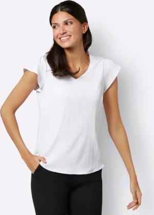 Sieh an! Klassische Bluse Kurzarm-Bluse