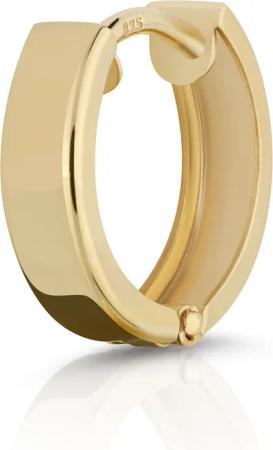 NKlaus Klappcreolen Einzel 375 Gelb Gold