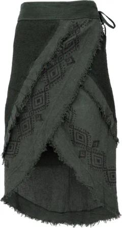Guru-Shop Minirock Goa Wickelrock, Tribal Lagenlook