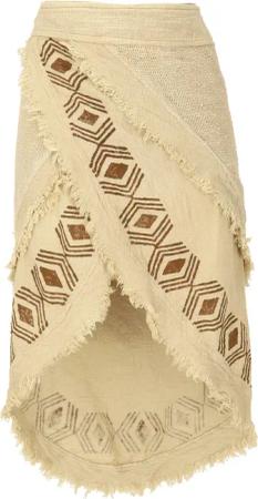 Guru-Shop Minirock Goa Wickelrock, Tribal Lagenlook