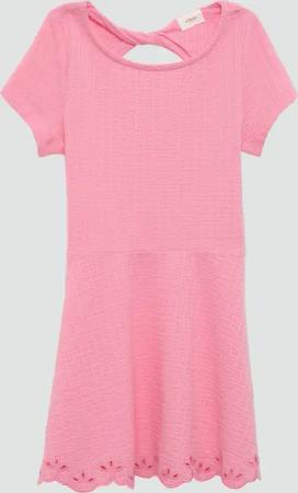 s.Oliver Minikleid Strukturiertes Baumwollkleid mit Cut