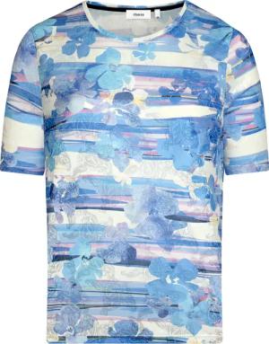 elanza T-Shirt Shirt mit Blüten und