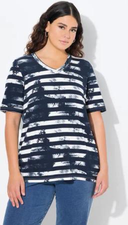 Ulla Popken T-Shirt T-Shirt Streifen Classic