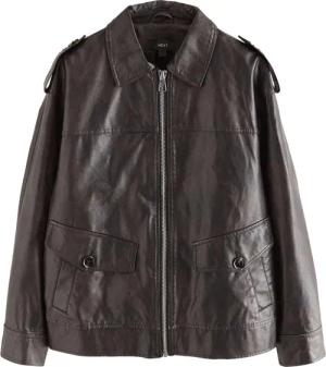 Next Lederimitatjacke Kunstlederjacke (1-St)