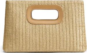 Coonoor Strandtasche Stroh-Clutch für Damen mit