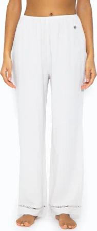 SASSYCLASSY Pyjamahose Lässige Pyjamahose aus Musselin