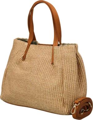 Adel Bags Schultertasche RITA Strohtasche für