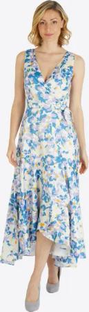 Kleo Abendkleid (1-tlg) fließender Satin im
