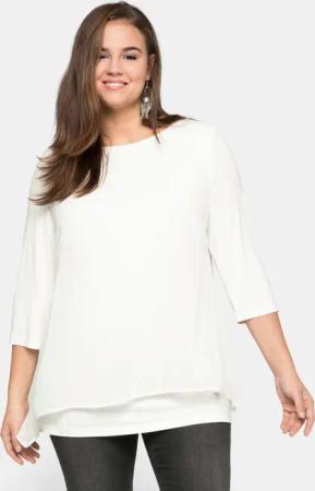 Sheego T-Shirt Blusenshirt