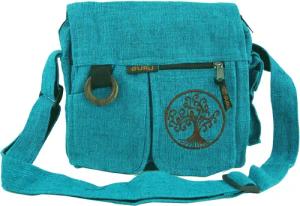 Guru-Shop Schultertasche Ethno Schultertasche `Tree of