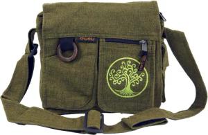 Guru-Shop Schultertasche Ethno Schultertasche `Tree of