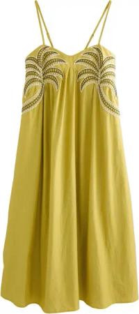 Next Midikleid Midikleid aus 100 % Baumwolle