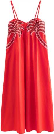 Next Midikleid Midikleid aus 100 % Baumwolle