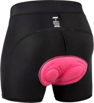 Refttenw Fahrradhose Damen Fahrradunterhose,Radunterhose,mit 3D Sitzpolster,Atmungsaktiv