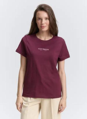 TOM TAILOR T-Shirt T-Shirt mit Logo-Print