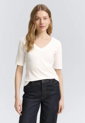 TOM TAILOR T-Shirt T-Shirt mit V-Ausschnitt