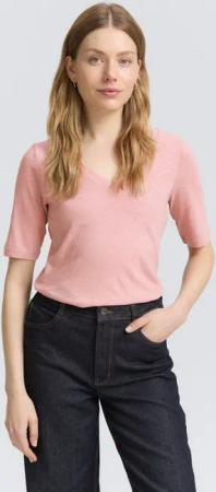 TOM TAILOR T-Shirt T-Shirt mit V-Ausschnitt