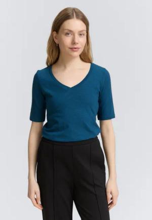 TOM TAILOR T-Shirt T-Shirt mit V-Ausschnitt