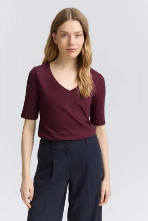 TOM TAILOR T-Shirt T-Shirt mit V-Ausschnitt