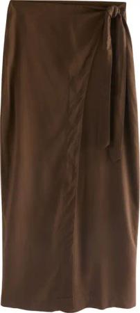 Next Maxirock Sarong-Maxirock mit Leinenanteil (1-tlg)