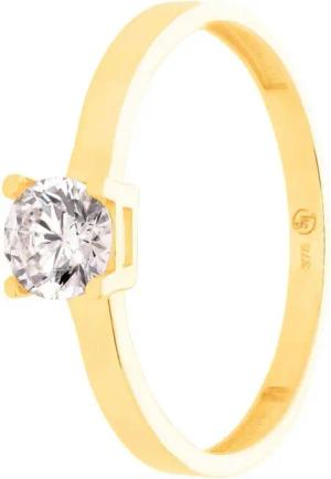 Suzan Gold Goldring, Gelbgold 375, Zirkonia-Stein