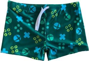 Xbox Boxer-Badehose XBOX Badehose grün