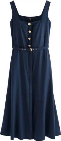 Next Midikleid Midikleid mit eckigem Ausschnitt